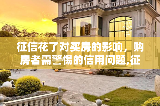 征信花了对买房的影响，购房者需警惕的信用问题,征信花了买房有影响吗